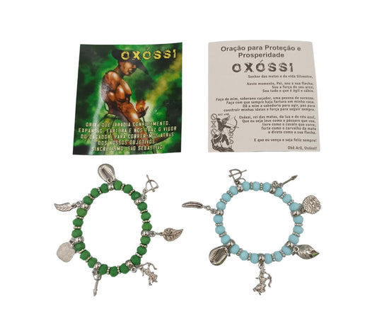 Pulseiras Orixás - Ogum/Oxossi/Iemanja